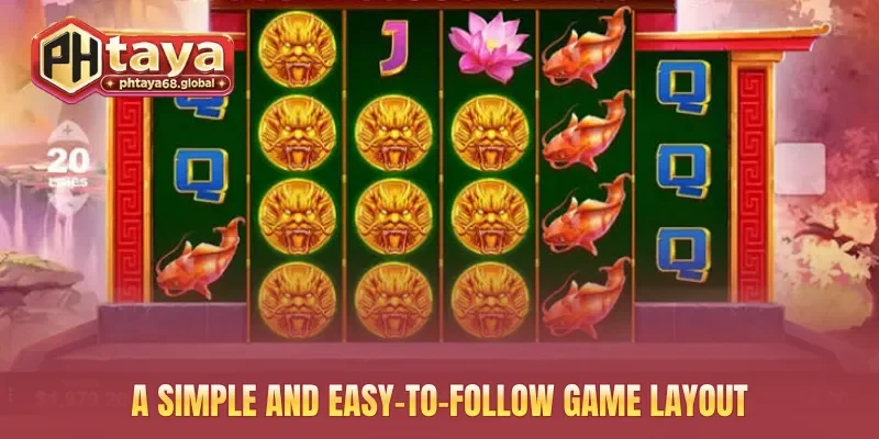 A simple and easy-to-follow game layout