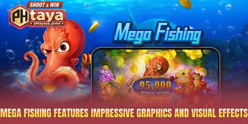 Mega Fishing features impressive graphics and visual effects