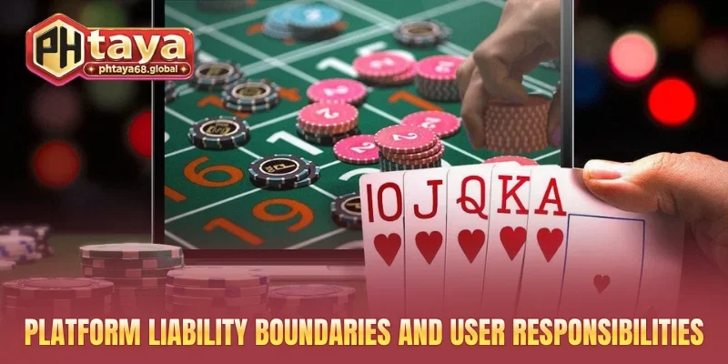 Platform liability boundaries and user responsibilities