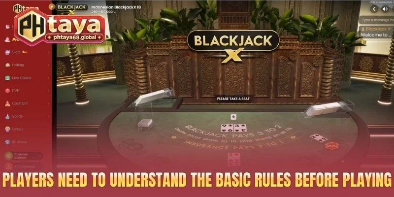 Players need to understand the basic rules before playing