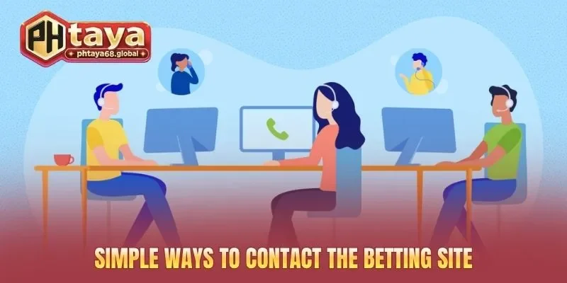 Simple ways to contact the betting site