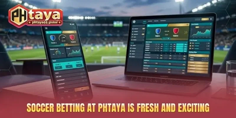 Soccer betting at PHTAYA is fresh and exciting